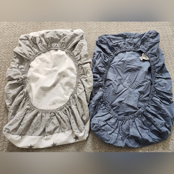 Baby Changing Pad Cover | Outer Space constellation stars | bundle of 2 - Picture 2 of 8